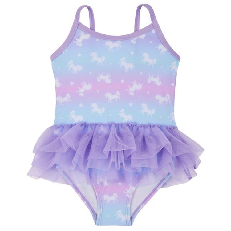 Picture of 09C033- UNICORN -Baby Girls Tutu Swimsuit (3-24 Months)